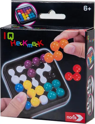 Produktbild von Noris 606134746 - IQ Heckmeck (Logikspiel ab 6 Jahre) - cleveres Denkspiel für 1 Person im praktischen Mitnahme-Format, Gehirnjogging für Kinder und Erwachsene