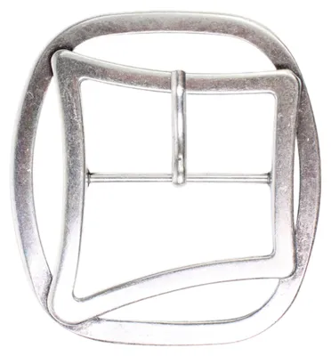 Produktbild von FRONHOFER Große Gürtelschnalle silber, Dornschnalle für 4,5 cm Riemen, Damen