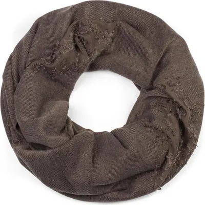 Produktbild von styleBREAKER Uni Loop Schal mit strukturierter Oberfläche im Destroyed Vintage Look, Schlauchschal, Tuch 01016191