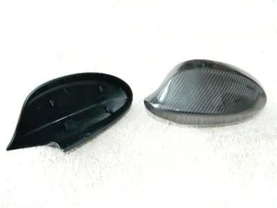 Produktbild von Carbon Spiegelkappen Spiegel Mirror Replacements Cover Rückspiegel Rückspiegelkappen Außenspiegelkappen Rückspiegelkappen für BMW E90 E91