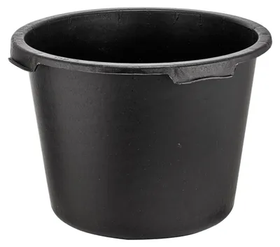 Image de 10x Seau à mortier 40 litres rond Seau de construction Seau de maçon - Ø 48 cm x 34 cm - Bac à nourriture Bac à ciment Bac à mortier -  Germany - Mini-étang Bac à plantes