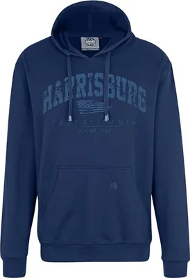 Produktbild von Übergrößen Kapuzen-Sweatshirt AHORN SPORTSWEAR Harrisburg blau Alpine Blue 4XL