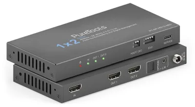 Produktbild von PureLink PureTools - 1x2 HDMI2.1 Splitter - 48Gbps - 8K (60Hz 4:2:0) 12 bit