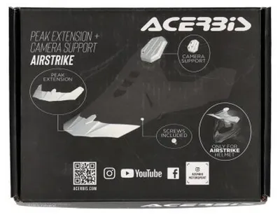 Produktbild von ACERBIS MX- Enduro Helm Airstrike-C - Weiß/Rot - XL