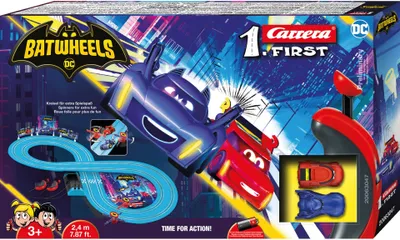 Produktbild von Carrera FIRST Batwheels Time for Action, Rennbahn