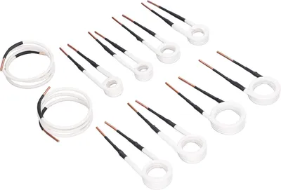 Obrázok produktu pre 10 ks Indukčná vykurovacia cievka Kit Bolt Remover Tool Mosadzné jadro drôtu Vysokofrekvenčné príslušenstvo Zapaľovacie diely 3,0 mm