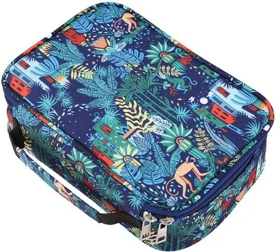 Produktbild von Schüleretasche 72 Fächer groß Regenwald