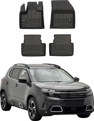 Productafbeelding van FROGUM ProLine 3D TPE vloermatten voor CITROËN C5 Aircross, voor- en achterkant