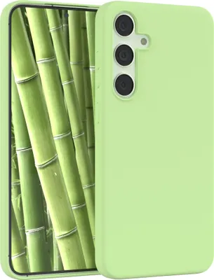 Produktbild von EAZY CASE Silikonhülle für Samsung Galaxy S24 Plus Silikon Backcover Schutz in Grün