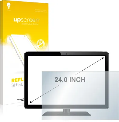 Produktbild von upscreen Schutzfolie für All-In-One PCs mit 61 cm (24 Zoll) Displays 519 x 325 mm Displayschutz Displayschutzfolie Folie Matt Entspiegelungsfolie