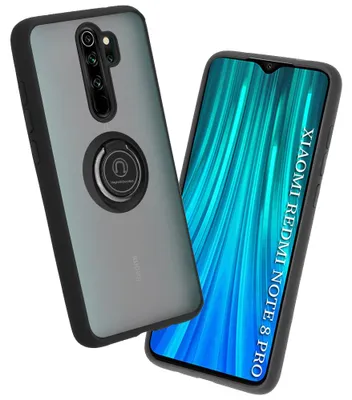 Produktbild von Techsuit Glinth Back Cover Hülle für Xiaomi Redmi Note 8 Pro - Schwarz
