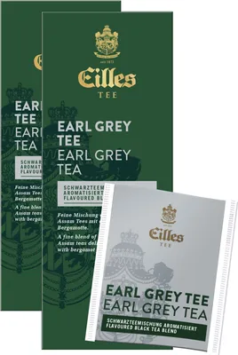 Produktbild von EILLES TEE Teebeutel Earl Grey, Sparpack mit 2x25er Box