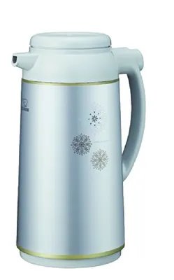 Produktbild von Zojirushi Thermoskanne Glas-Innenflasche - Edelstahlgehäuse - Push-Button - Silber Grau - 1L