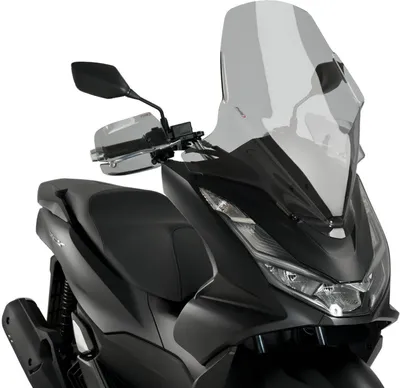 Produktbild von Puig V-techline 20637h Hohe Windschutzscheibe Schwarz Schwarz One Size
