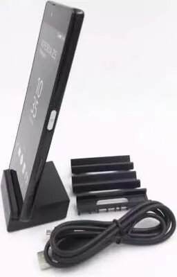 Produktbild von System-S Dockingstation Ladegerät Ladestation Cradle Dock Sync & Datentransfer für Sony Xperia Z5 Z5 Compact Z5 Premium