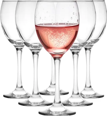 Produktbild von Glasmark Krosno Weinglas 0,3L Für Rotwein Weingläser 6er Set Gläser Für Rotwein Weisswein Rotweingläser Weissweingläser Wein Kelch Glas 6 x 300 ML