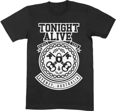 Obrázek produktu pro Tonight Alive - tričko pro muže/dámy Uni RO9146 (M) (černá/bílá)