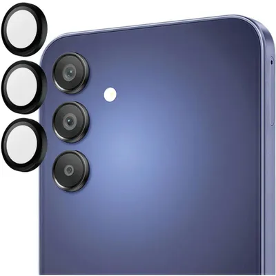 Produktbild von PanzerGlass ® Hoops® Kameraschutz Schwarz Samsung Galaxy A16 | A16 5G, Samsung, Samsung - Galaxy A16 4G, Samsung - Galaxy A16 5G, Trockene Anwendung, Kratzresistent, Schockresistent, Schwarz, 1 Stück(e)