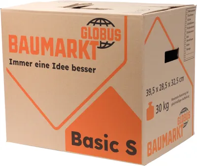 Produktbild von Globus Umzugskarton Basic S Innenmaß: 39,5 x 28,5 x 32,5 cm