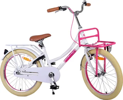 Produktbild von TPFSports Excellent Kinderfahrrad - Mädchen - 20 Zoll - Rücktritt + Handbremse - Weiß