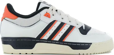 Produktbild von adidas Rivalry 86 Low White Black Semi Impact Orange - EU 41 1/3