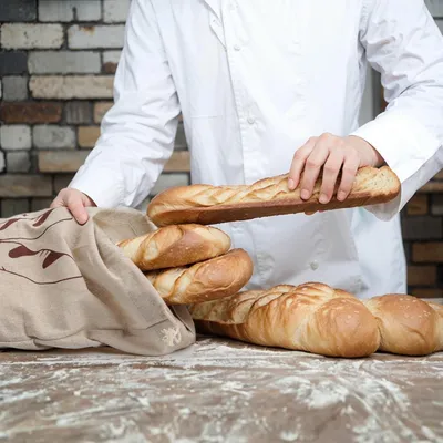 Produktbild von Natürliche Leinen Brottaschen 40 × 30 cm - Set von 2 wiederverwendbaren Lebensmittelaufbewahrungstaschen mit Kordelzug für frisch gebackenes Brot - Hält Brot frisch