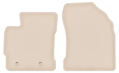 Produktbild von DURBAN Beige Velours-Fußmatten vorne für Toyota Auris I Schrägheck, Kombi (2006-2012)