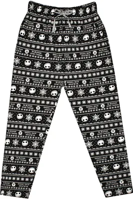 Image de Nightmare Before Christmas - Pantalon de pyjama pour homme NS6215 (L) (Noir/Blanc)