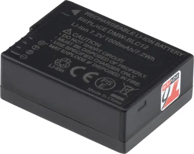 Immagine prodotto di Batteria T6 Power per Panasonic Lumix DMC-FZ300, Li-Ion, 7,2 V, 1000 mAh (7,2 Wh), nero