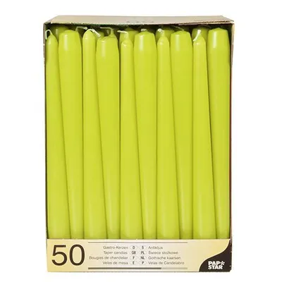 Produktbild von Leuchterkerzen Ø 2,2 cm · 25 cm limonengrün