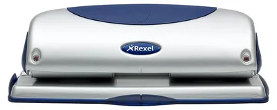 Image de Rexel P425 perforateur papier 25 feuilles Bleu, Argent