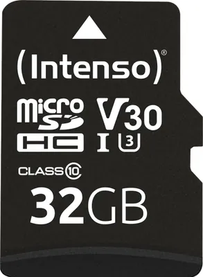 Productafbeelding van Intenso 3433480 Intenso microSDHC 32GB Class 10 UHS-I Professional