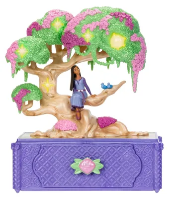 Productafbeelding van Disney Asha Muziekdoosje met functies en accessoires. Geschikt voor één maat
