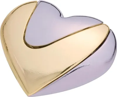 Produktbild von rätsel Herzstufe 1 Zink-Gold/Silber 2-teilig
