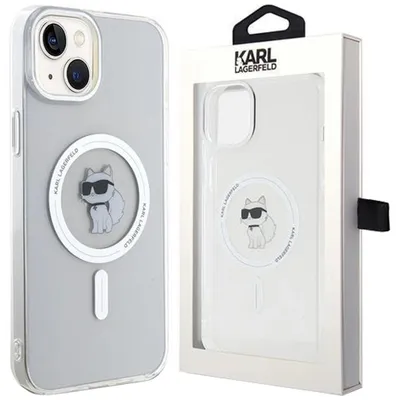 Produktbild von Karl Lagerfeld KLHMP15MHFCCNOT iPhone 15 Plus / 14 Plus 6.7" transparent hardcase IML Choupette MagSafe Schutzhülle