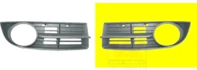 Zdjęcie produktu dla VAN WEZEL Kratka wentylacyjna Grill Zderzak do VW TOURAN (1T1, 1T2) z otworem/otworami na światła przeciwmgielne
