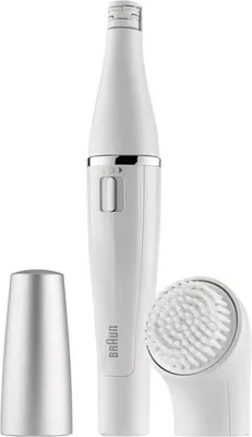 Image de Épilateur Visage Braun FaceSpa 810, Épilateur Électrique Femme, Brosse Nettoyante, Épilation et Nettoyage