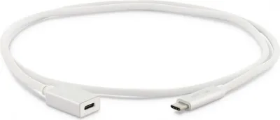 Produktbild von LMP-USB-C (m) auf USB-C (f) Verlängerungskabel, USB 3.1 (m) auf USB-C (f), max. 5 Gbit/s, 3A, 1m, silber