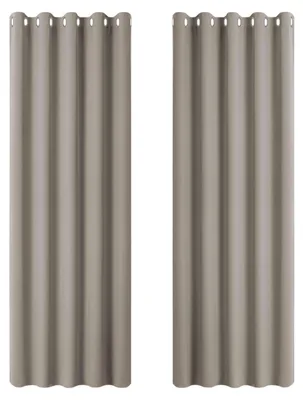 Obrázek produktu pro Záclony zatemňovací, termo, sada 2 kusů, barva: béžová, rozměry: 228 x 167 cm