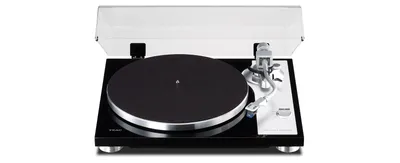 Obrázok produktu pre TEAC TN-4D-O, Plattenspieler mit Direktantrieb, Manuell, Schwarz, Aluminium, 33 1/3,45 RPM, DC-Motor