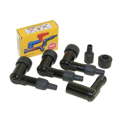 Produktbild von 4x Zündkerzenstecker Set NGK LB05F für Motorräder, Roller, Moped und Mofa