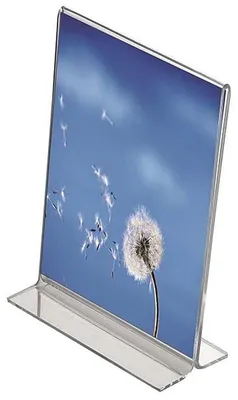 Produktbild von Tischaufsteller A4 aus Acryl Hochformat