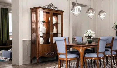 Image de Salle de séjour Buffet en verre Armoire Vitrine Salle à manger Buffet en bois Armoires Meubles