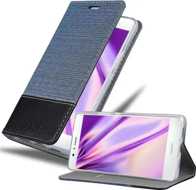 Produktbild von Cadorabo Hülle für Huawei P9 LITE 2016 / G9 LITE Schutzhülle in Blau Handy Hülle Etui Book Case Cover