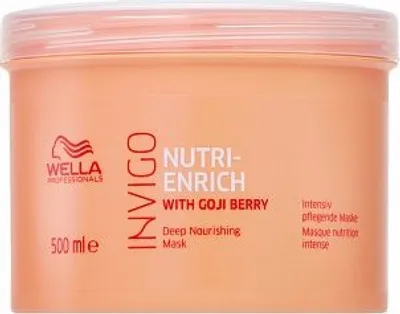 Obrázok produktu pre Wella Professionals INVIGO Nutri-Enrich Deep Nourishing Mask, 500 ml, Ženy, Suché vlasy, Výživný, Hrniec, 1 kusov