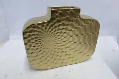 Produktbild von Gilde Vase, Sunny, Keramik, goldfarben, VE 2 Höhe: 21.00 cm Breite: 26.00 cm Tiefe: 8.00cm 55359