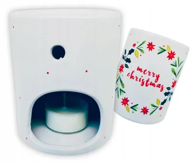 Produktbild von Puckator Festliche Keramik Duftlampe für Aromaöl