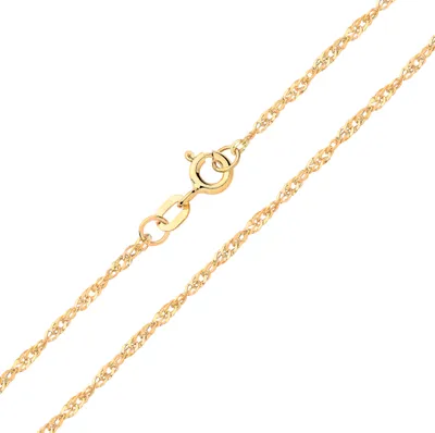 Produktbild von Wunderschön 9 Karat (375) Gold Damen - Singapur Kette - 56cm; TRS27697L22