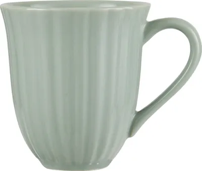 Produktbild von IB Laursen MYNTE Becher Rillen Grün GREEN TEA Keramik Geschirr Tasse 250 ml