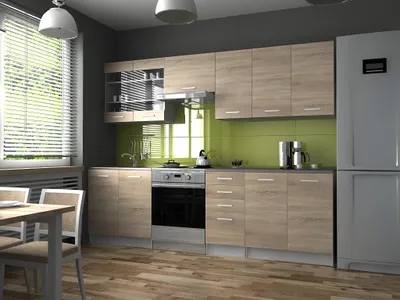 Obrázek produktu pro Kuchyňská linka PAMELA 260x200 - Sonoma